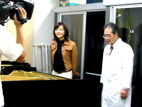 吉竹アナウンサーと当学校講師